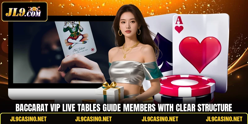 Baccarat VIP Live tables guide members with clear structure