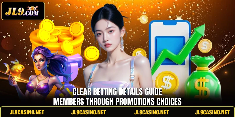 Clear betting details guide members through Promotions choices