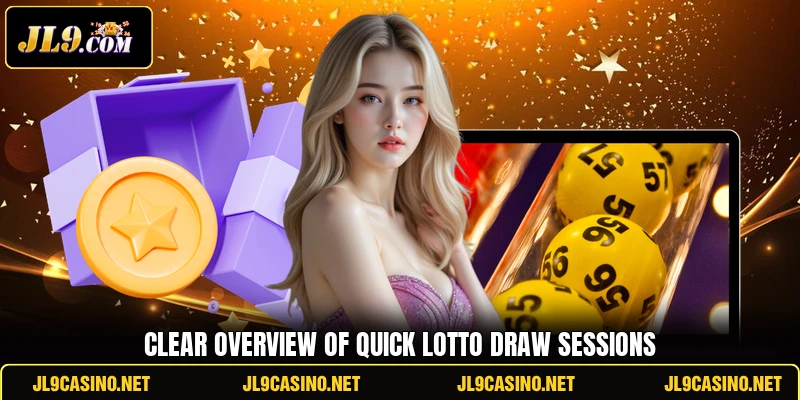 Clear overview of Quick Lotto Draw sessions