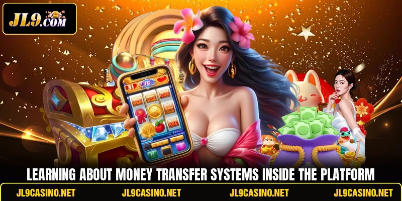 Learning about money transfer systems inside the platform