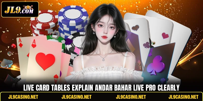 Live card tables explain Andar Bahar Live Pro clearly
