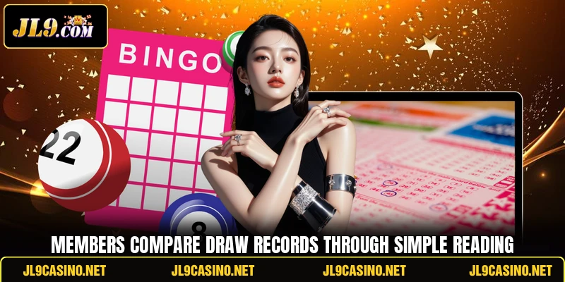 Members compare draw records through simple reading