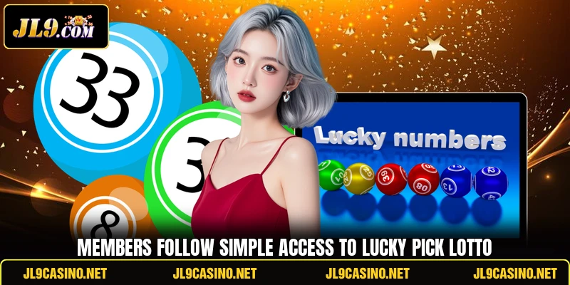 Members follow simple access to Lucky Pick Lotto