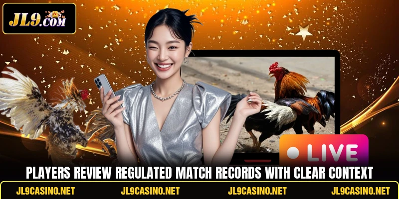 Players review regulated match records with clear context Players review regulated match records with clear context