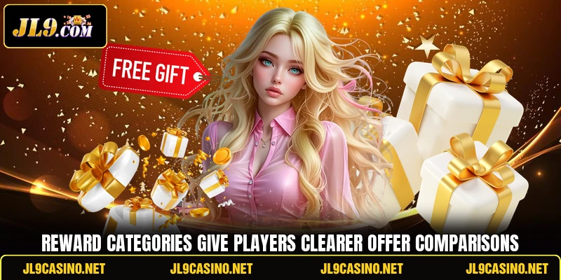 Reward categories give players clearer offer comparisons